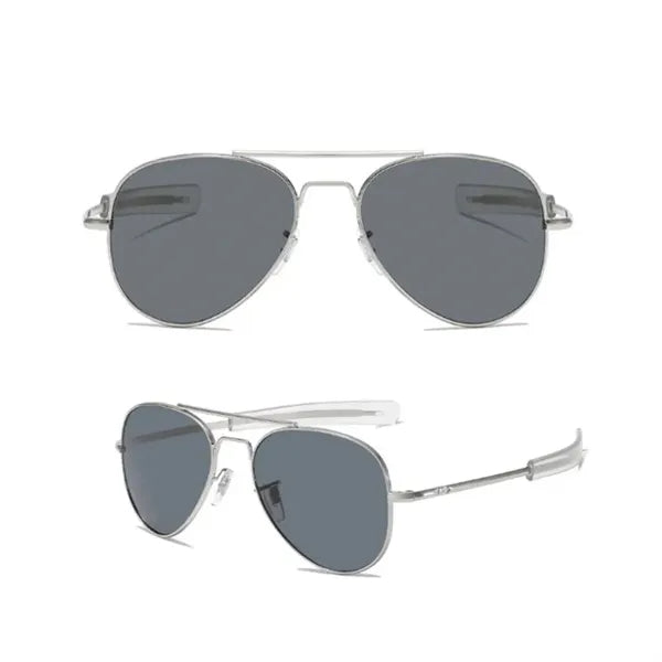 Men's Military Style Polarized Pilot Aviator Sunglasses