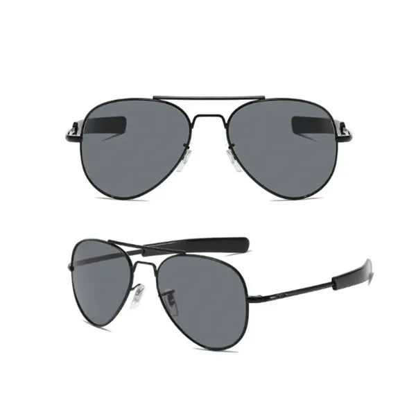 Men's Military Style Polarized Pilot Aviator Sunglasses