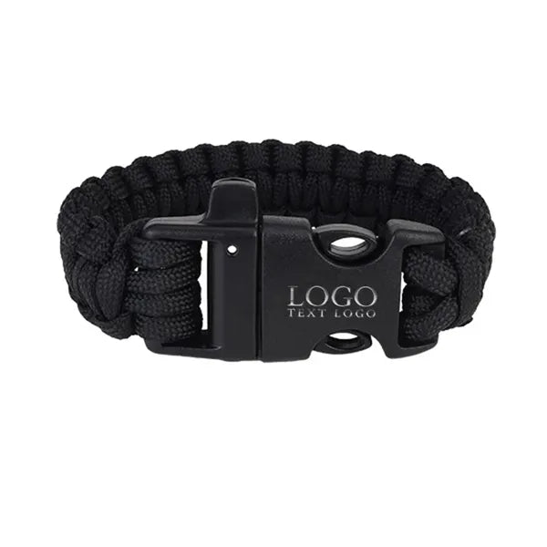 Survival Paracord Bracelet with Whistle