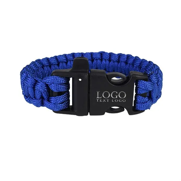 Survival Paracord Bracelet with Whistle