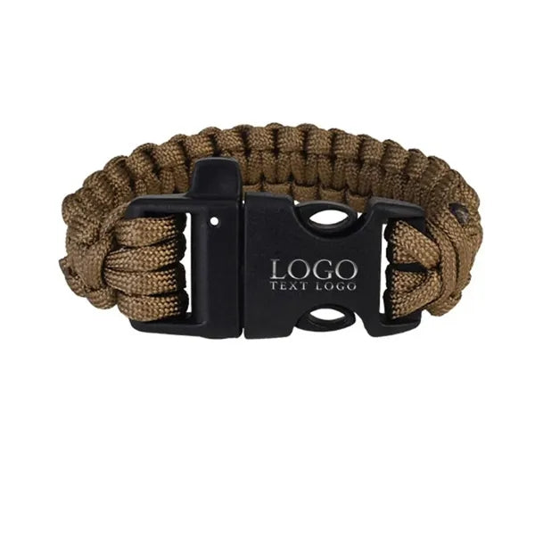 Survival Paracord Bracelet with Whistle