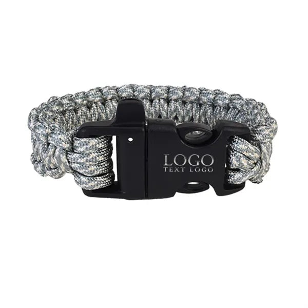 Survival Paracord Bracelet with Whistle