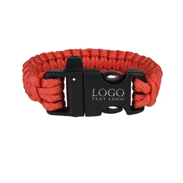 Survival Paracord Bracelet with Whistle