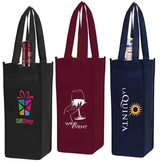 Wine bottle tote
