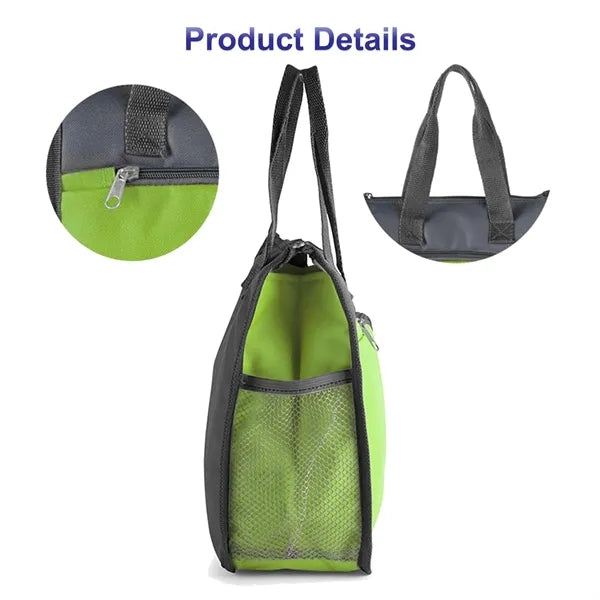 Portable Oxford Cloth Insulated Lunch Bag for Work Picnic