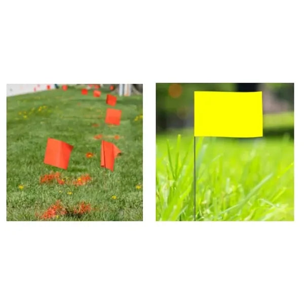 Marking Flags,Writable 5.5x3.9x18.9 Inch