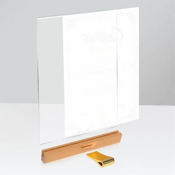 Acrylic Tabletop Certificate Frame A4 Honor Display Stand