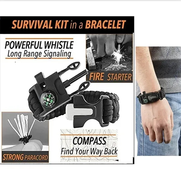 Paracord Survival Bracelet Outdoor