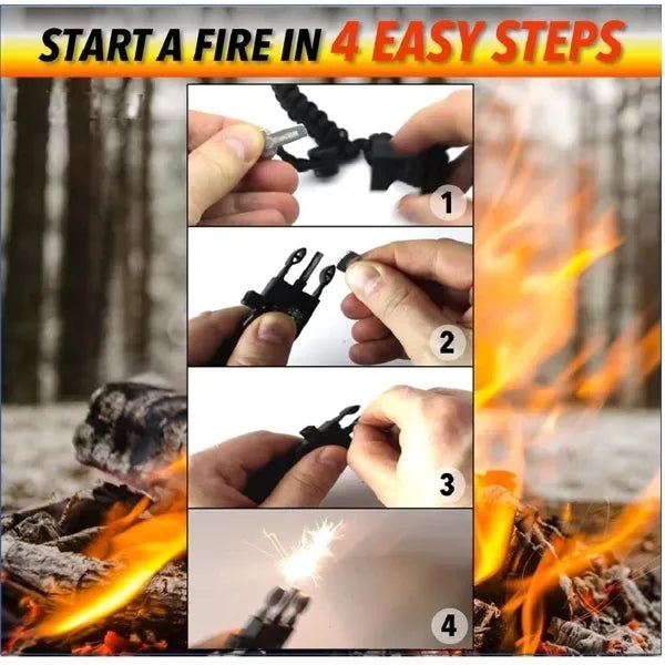 Paracord Survival Bracelet Outdoor