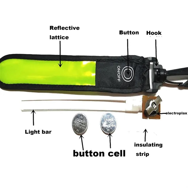 LED Luminous Hanging Reflective Safety Strap