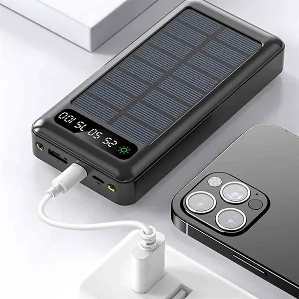 20000mAh Solar Power Bank with Light