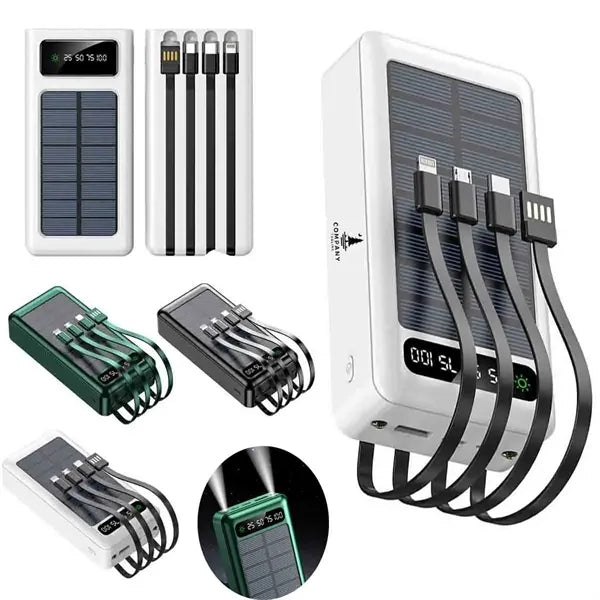 20000mAh Solar Power Bank with Light