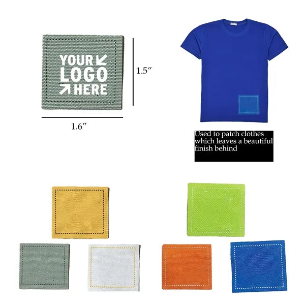 Durable Fabric Screen Print Patches - Custom Shapes & Sizes