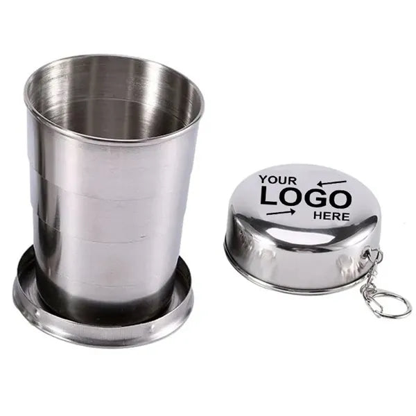 8.45Oz Stainless Steel Collapsible Cups