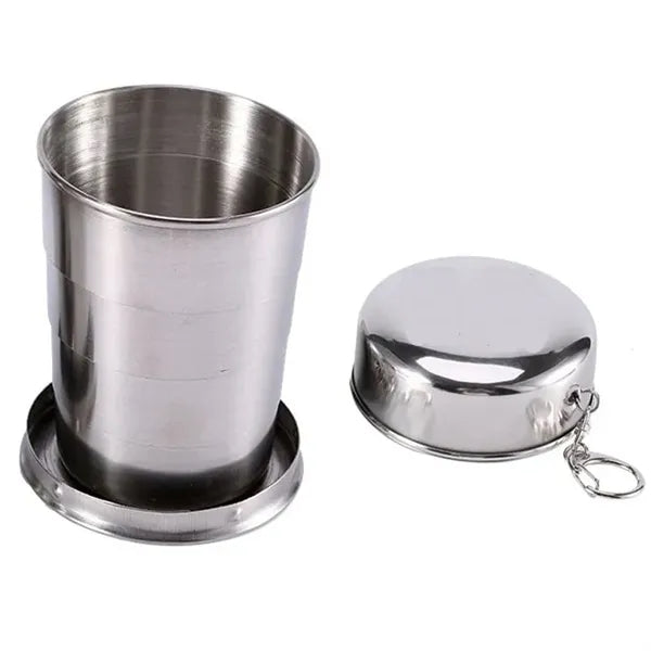 8.45Oz Stainless Steel Collapsible Cups