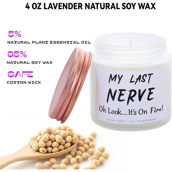 Soy wax with 5% Swiss Givaudan plant fragrance Aromatherapy