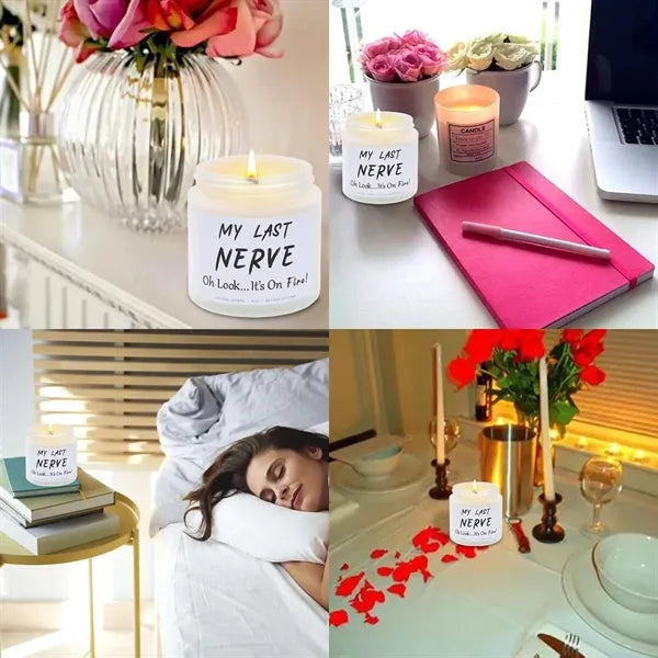 Soy wax with 5% Swiss Givaudan plant fragrance Aromatherapy