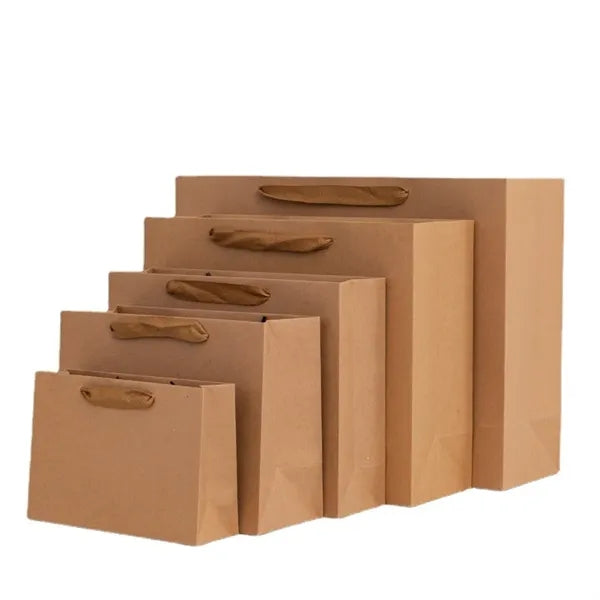 Thickened Small Kraft Paper Package Bag Custom Logo