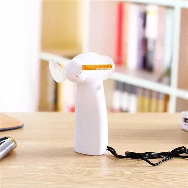 LED - Equipped Handheld Fan