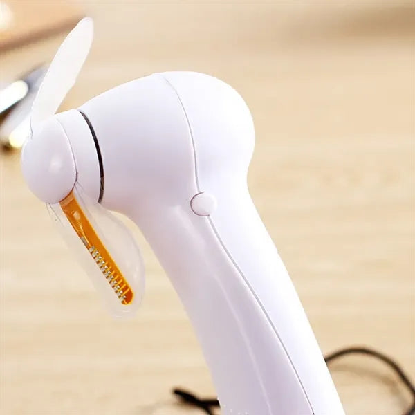 LED - Equipped Handheld Fan