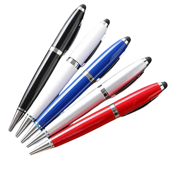 32GB Metal 3-in-1 Touch Pen USB Drive Stylus Ballpoint