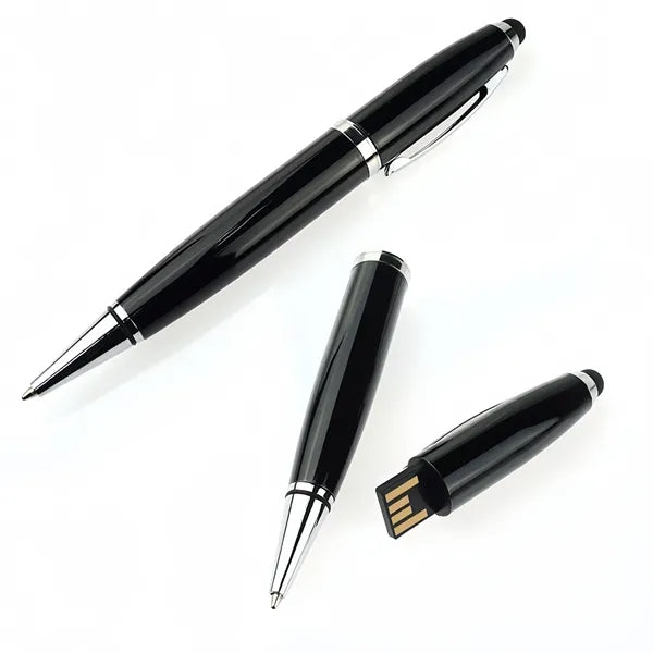 32GB Metal 3-in-1 Touch Pen USB Drive Stylus Ballpoint