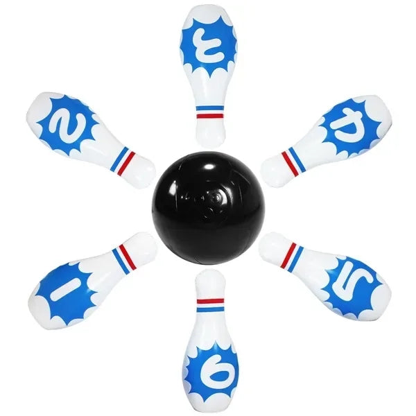 Outdoor Party Game Inflatable Bowling Set for Kids Adults