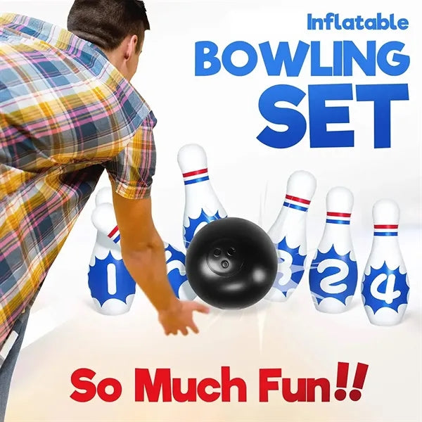 Outdoor Party Game Inflatable Bowling Set for Kids Adults
