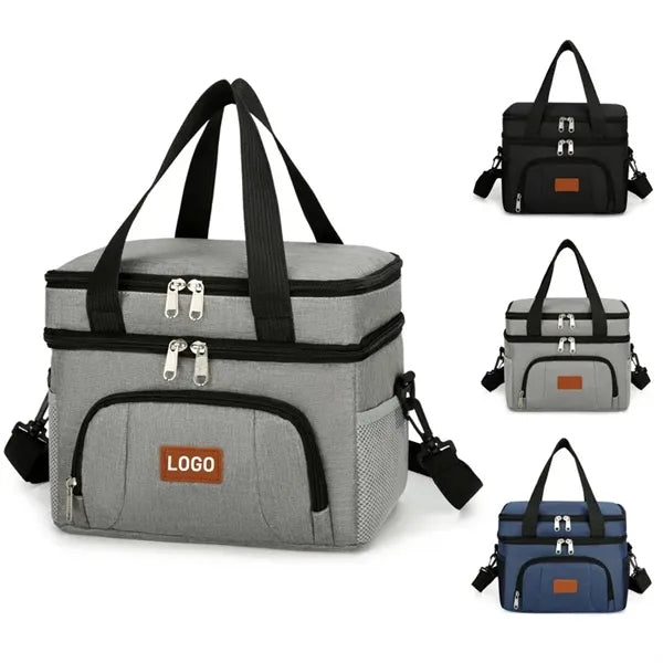Insulated Lunch Bag With Adjustable Shoulder Straps