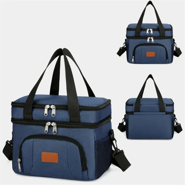 Insulated Lunch Bag With Adjustable Shoulder Straps