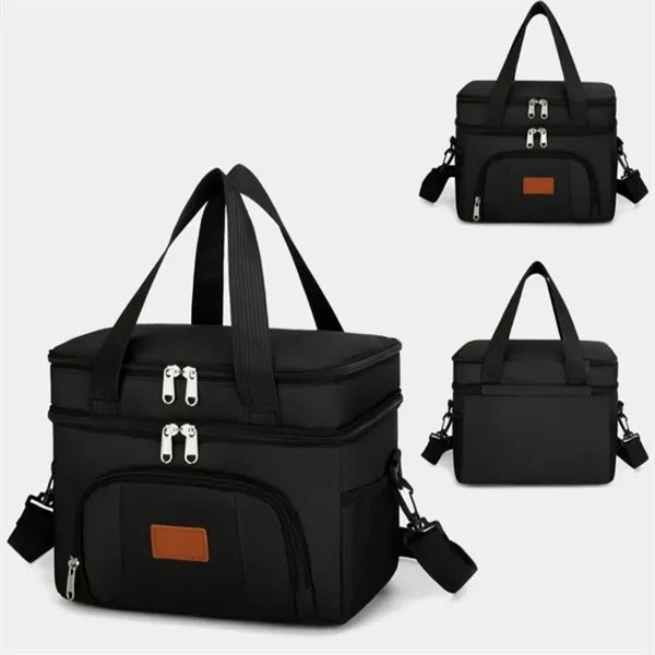Insulated Lunch Bag With Adjustable Shoulder Straps