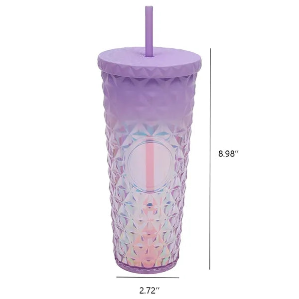 24oz Creative Large Capacity Straw Mug