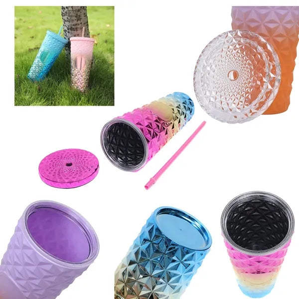 24oz Creative Large Capacity Straw Mug