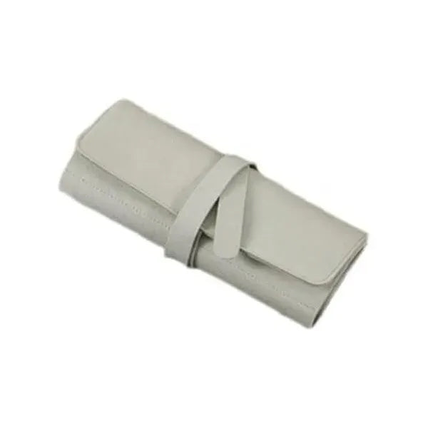 Leather Foldable Jewelry Storage Zipper Bag