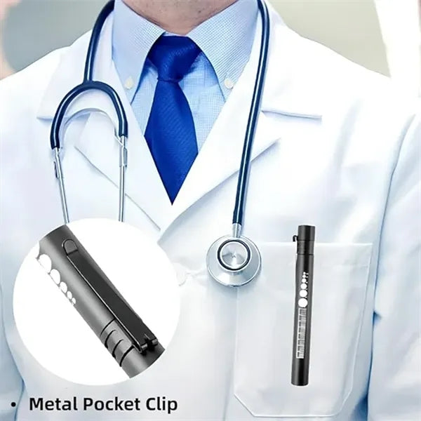 Medical Penlight 2 In 1 LED Pen lights Diagnosis Flashlights