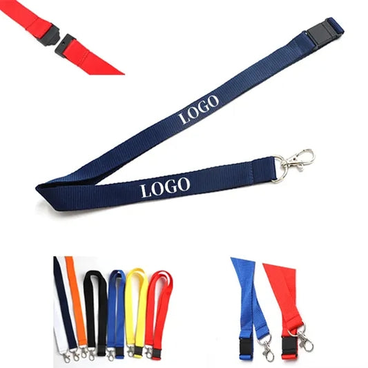 3/4" Safety Buckle Polyester Lanyard