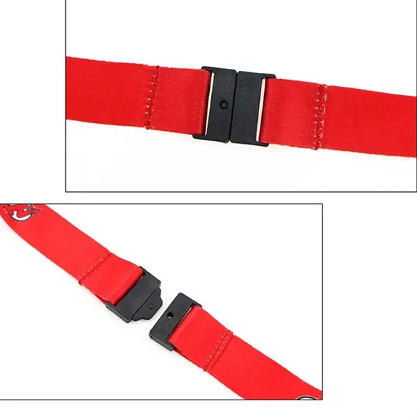 3/4" Safety Buckle Polyester Lanyard
