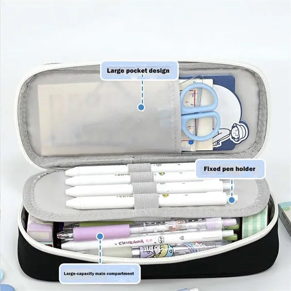 Minimalist large capacity pencil case