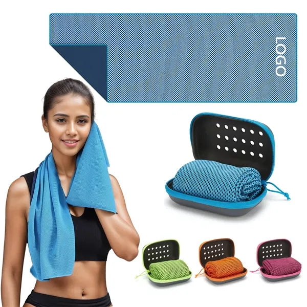 Cooling towels for neck and face