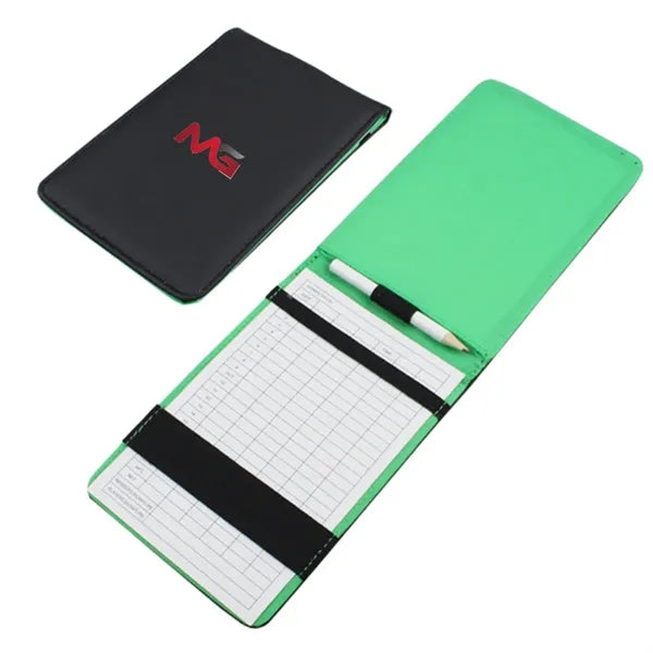 Golf Card Scorecard Holder Cover Pu