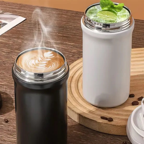 20oz Stainless Dual Lid Vacuum Insulated Coffee Tumbler