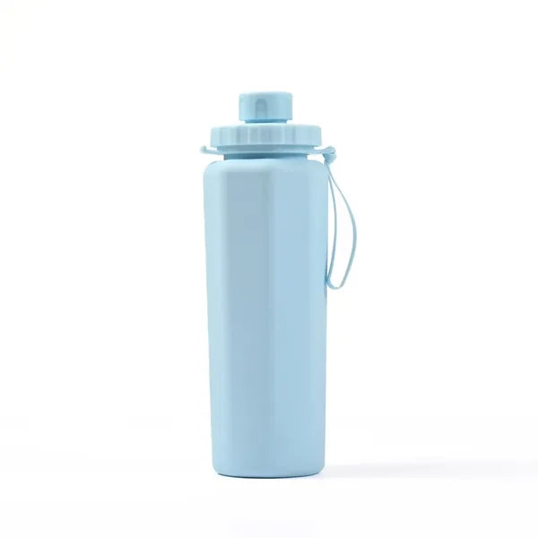 21 Oz. Silicone Folding Water Bottle