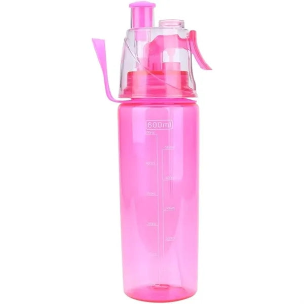 Sports Water Bottle with Mist Spray Feature