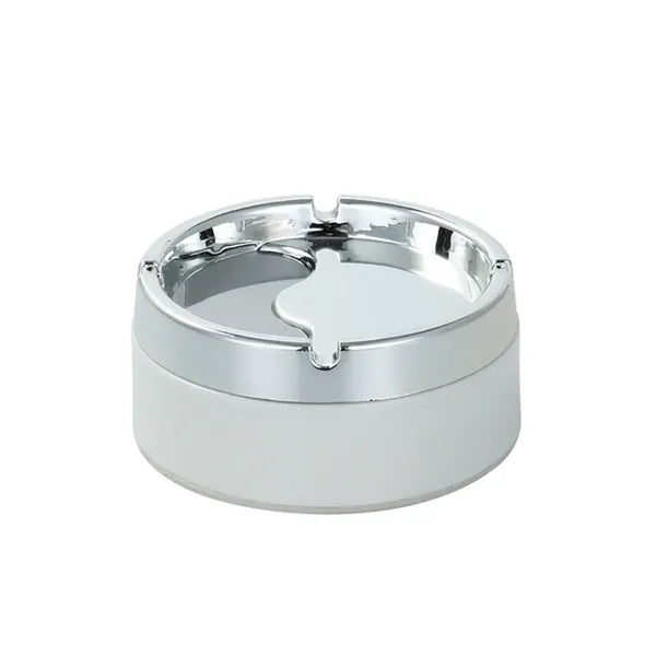Portable Stainless Steel Odorless Windproof Ashtray With Lid