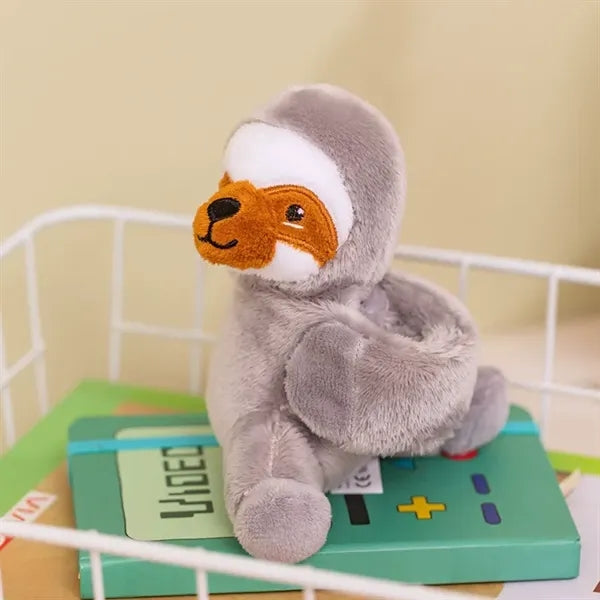 Animal Plush Bracelet Papa Circle Slap Band