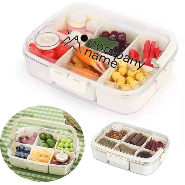 Lunch Box With 6 Compartment Container