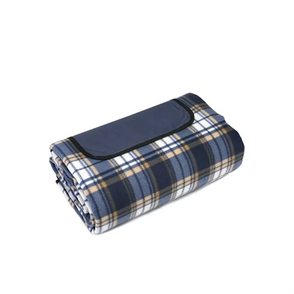 Large Flannel Outdoor Mat w/ Waterproof PEVA Backing