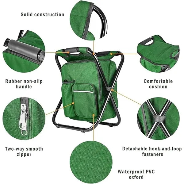 Outdoor Cooler Backpack Chair