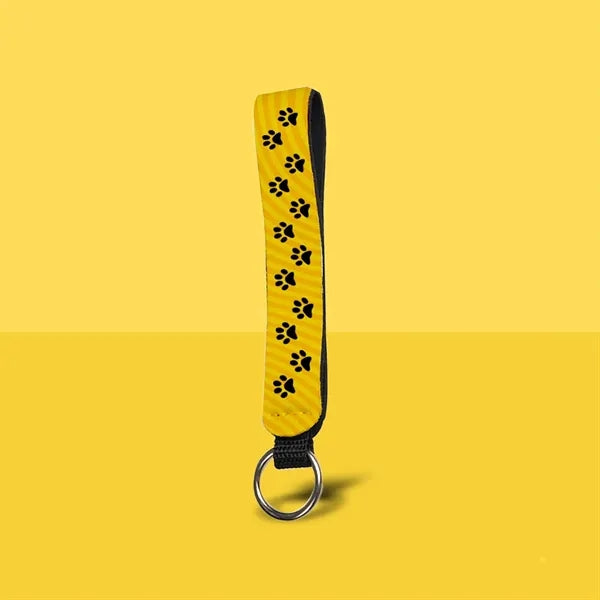 Neoprene Wristlet Keychain Lanyard