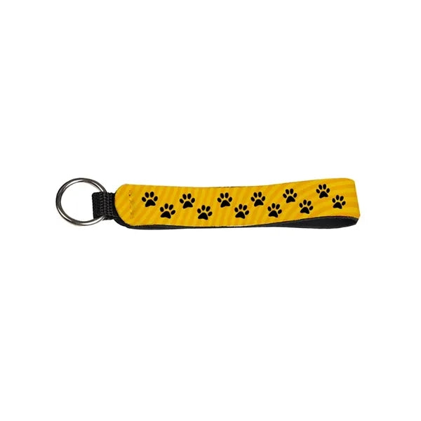 Neoprene Wristlet Keychain Lanyard